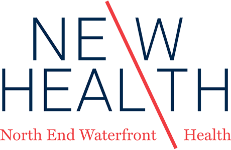 Logo: New Health North End Waterfront Health COLOR